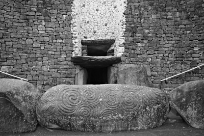 Entrance to burial mound at Newgrange